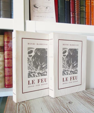 LE FEU : Journal d'une escouade.-Gravures sur verre de André Collot.. BARBUSSE (Henri)