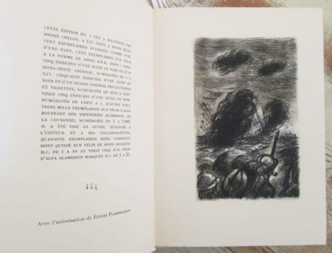 LE FEU : Journal d'une escouade.-Gravures sur verre de André Collot.. BARBUSSE (Henri)