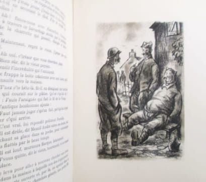LE FEU : Journal d'une escouade.-Gravures sur verre de André Collot.. BARBUSSE (Henri)
