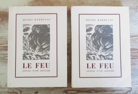 LE FEU : Journal d'une escouade.-Gravures sur verre de André Collot.. BARBUSSE (Henri)