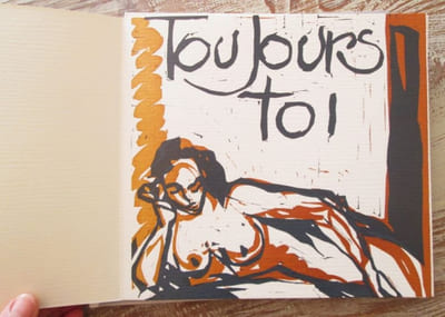 TOUJOURS TOI, et autres poèmes inédits.- Linogravures Franck Wohlfahrt.