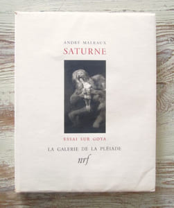 SATURNE. Essai sur Goya.