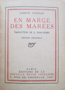 En marge des marées. Edition originale.