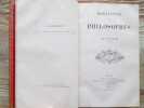 Moralistes et philosophes.. FRANCK (Adolphe) (1809-1893)
