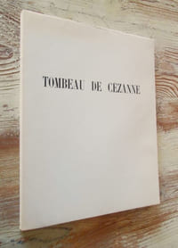 Tombeau de Cézanne : 23 octobre 1956.