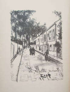 Bécon-les-Bruyères. Frontispice de UTRILLO.
