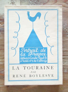 LA TOURAINE. Frontispice de Jean Oberlé.