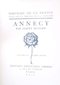 ANNECY. Frontispice de l'auteur.