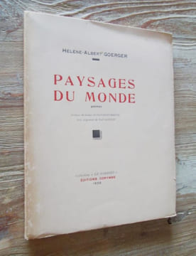 Paysages du Monde - Poèmes. GOERGER (Hélène-Albert) - SANTON (Noël) Illustrateur