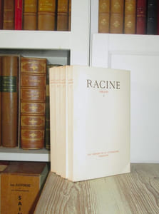 Théâtre. Tomes I-II-III-IV.- Tome 1 : le thébaïde - Alexandre - Andromaque - Tome 2 : les Plaideurs - Britannicus - Bérénice - Tome 3 : Bajazet - Mithridate - Iphigenie etc.