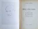 Appel à Paul Valéry,  suivi de La poésie objet de civilisation.. LANNES (Roger)