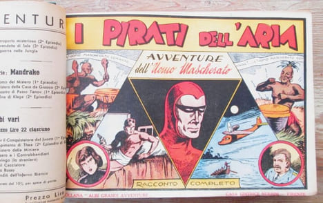 UOMO MASCHERATO (The Phantom : Aventures du Fantôme de Bengale).- Album relié de 35 récits complets : L'uomo mascherato - Il fantasma che cammina - ...