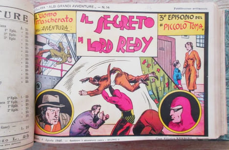 UOMO MASCHERATO (The Phantom : Aventures du Fantôme de Bengale).- Album relié de 35 récits complets : L'uomo mascherato - Il fantasma che cammina - ...