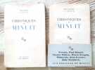 Chroniques de Minuit. Premier cahier et Deuxième cahier.. Collectif