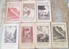 Excursionnistes Toulonnais : Bulletins trimestriels de 1951 à 1959. LOT DE 8 numéros.. Collectif