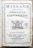 MISSALE AD USUM PROVINCIAE VIENNENSIS.. MISSEL DE VIENNE -  MISSALE AD USUM PROVINCIAE VIENNENSIS