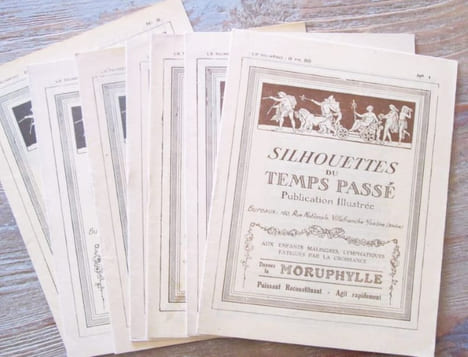 PORTRAITS DE FEMMES & SILHOUETTES DU TEMPS PASSÉ.. Collectif