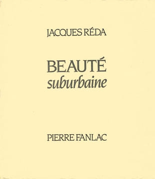 Beauté suburbaine.. REDA (Jacques)