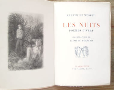 Poésies : Les nuits, Poèmes divers. Illustrations de Jacques Pecnard.- Ex. n° 23.