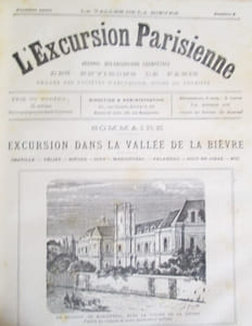 L'excursion Parisienne. Journal des excursions champêtres des environs de Paris.- Du n° 1 au n° 32.