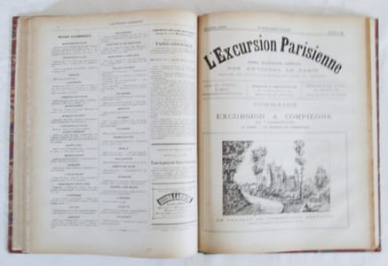 L'excursion Parisienne. Journal des excursions champêtres des environs de Paris.- Du n° 1 au n° 32.