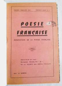 Poésie française. Rénovation de la poésie française. (Collection complète)