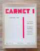 CARNET. Du n&deg;1, janvier 1931 au n&deg;10, d&eacute;cembre 1931. Complet des 10 num&eacute;ros.. CARNET (Revue) - Carlo SUARES - Jos&eacute; CORTI - KRISHNAMURTI - Joe Bousquet ...