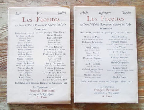 Les Facettes. Album de Poesie. . LES FACETTES (Album de poësie) - VERANE (Léon)