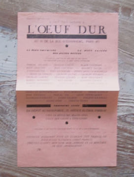 L'Oeuf dur. N° 1 [mars 1921] -n° 16, été 1924.- Collection complète.. Georges Duvau, Gérard Rosenthal, Pierre Villoteau, Jean Albert-Weil.