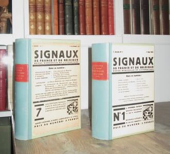 Signaux de France et de Belgique. Revue mensuelle de littérature. Collection complète.