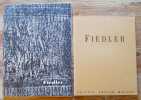 FIEDLER (Fran&ccedil;ois) : Lot de 2 catalogues chez Adrien Maeght.. FIEDLER (Fran&ccedil;ois) - NADAL (Octave)
