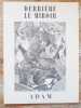 Derri&egrave;re le Miroir n&deg; 24 - D&eacute;cembre 1949. ADAM.. ADAM - Guiseppe Marchiori, Jean Cassou, Frank Elgar et Pierre Baudouin