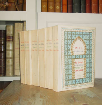 Le livre des Mille et une nuits. Traduction littérale et complète du texte arabe. (Complet en 6 volumes). MARDRUS Dr. Joseph-Charles (traduction)
