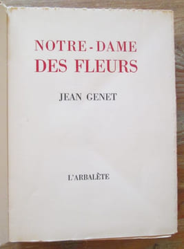 Notre-dame des fleurs.. GENET (Jean)