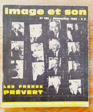 Les Frères Prévert.. Image et Son, n. ° 189, décembre 1965.