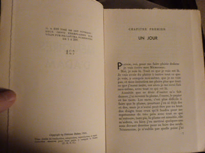 Les Mémoires d'Adam.