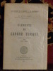 Éléments de Langue Turque, adapté de l'allemand par Emile Missir.. Jansky, Herbert dr