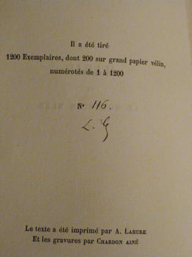 Marie ou le mouchoir bleu. Notice littéraire par Adolphe Racot, Six Compositions par de Sta gravées par Abot.. Béquet, Étienne