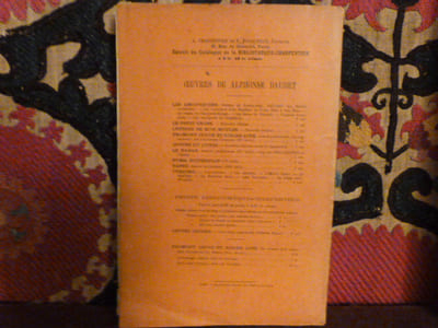 Sapho, pièce en cinq actes tirée du roman de Alphonse Daudet. Représenté pour la première fois au théâtre du gymnase le 18 décembre 1885, et reprise au Grand-Théâtre le 12 novembre 1892.