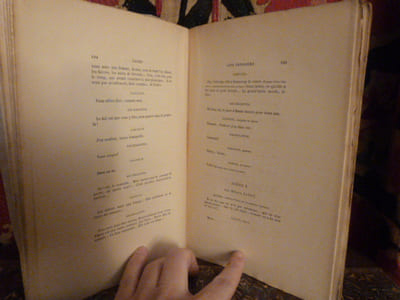 Sapho, pièce en cinq actes tirée du roman de Alphonse Daudet. Représenté pour la première fois au théâtre du gymnase le 18 décembre 1885, et reprise au Grand-Théâtre le 12 novembre 1892.