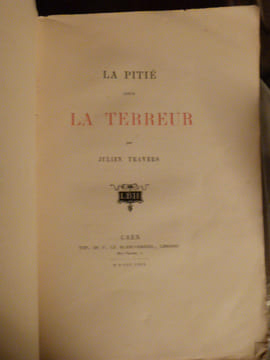 La Pitié sous la Terreur. Travers, Julien