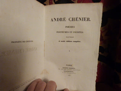 Poésies posthumes et inédites. Nouvelle et seule édition complète.