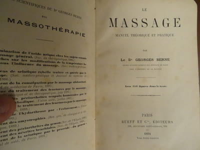 Le massage manuel théorique et pratique.