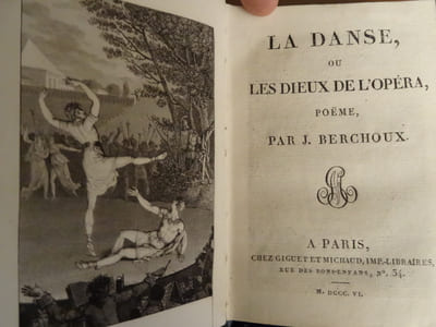 La danse ou les dieux de l'opéra, poëme.