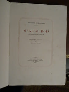 Diane au Bois, Comédie en deux actes en vers.