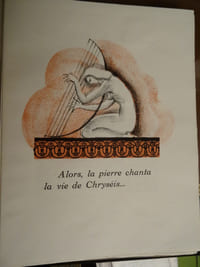 Chryséis, danseuse étrusque, poème en prose. Illustré de lithographies originales en couleurs par André Provôt.