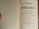 Histoire de Balleroy et des environs.. Bidot, L'Abbé J.