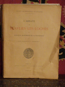 L'Abbaye de Beaulieu-les-Cloches et quelques monuments de sa dépendance. Mémoire de la Société Archéologique de Touraine 2e série Tome 2.