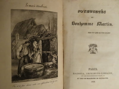 Joyeusetés du bonhomme Martin.