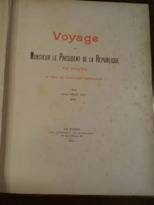 Voyage de Monsieur le Président de la République au Havre et des les communes suburbaines